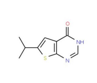 6-Isopropyl-3H-thieno[2,3-d]pyrimidin-4-one - chemical structure image