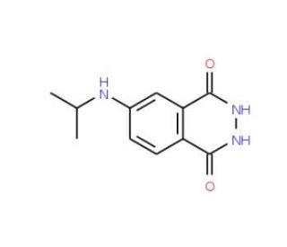 6-(isopropylamino)-2,3-dihydrophthalazine-1,4-dione - chemical structure image