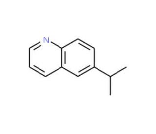 6-isopropylquinoline (CAS 135-79-5) - chemical structure image