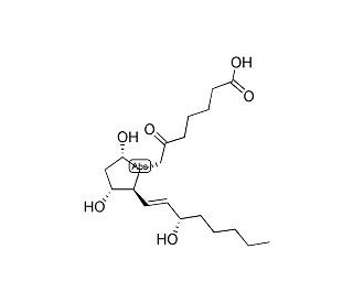 6-Keto-prostaglandin F1&alpha; (CAS 58962-34-8) - chemical structure image