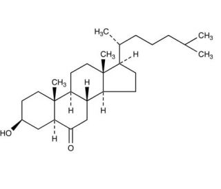 6-Ketocholestanol (CAS 1175-06-0) - chemical structure image