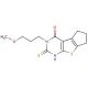 6-Mercapto-5-(3-methoxy-propyl)-1,2,3,5-tetrahydro-8-thia-5,7-diaza-cyclopenta[a]inden-4-one - chemical structure image
