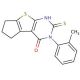 6-Mercapto-5-o-tolyl-1,2,3,5-tetrahydro-8-thia-5,7-diaza-cyclopenta[a]inden-4-one - chemical structure image