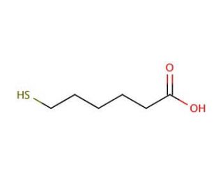 6-Mercaptohexanoic acid (CAS 17689-17-7) - chemical structure image