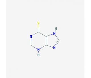 6-Mercaptopurine (CAS 50-44-2) - chemical structure image
