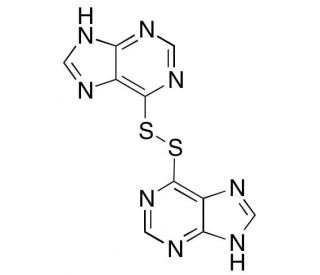6-Mercaptopurine disulfide (CAS 49808-20-0) - chemical structure image