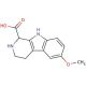6-Methoxy-1,2,3,4-tetrahydro-9H-pyrido[3,4-b]indole-1-carboxylic acid (CAS 17952-63-5) - chemical structure image