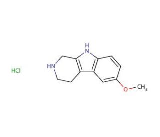 6-Methoxy-1,2,3,4-tetrahydro-9H-pyrido[3,4-b]indole hydrochloride (CAS 35764-54-6) - chemical structure image
