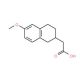 (6-Methoxy-1,2,3,4-tetrahydronaphthalen-2-yl)acetic acid (CAS 57351-00-5) - chemical structure image