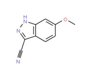 6-Methoxy-1H-indazole-3-carbonitrile (CAS 691900-59-1) - chemical structure image