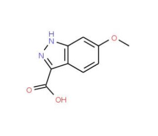 6-Methoxy-1H-indazole-3-carboxylic acid (CAS 518990-36-8) - chemical structure image