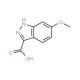 6-Methoxy-1H-indazole-3-carboxylic acid (CAS 518990-36-8) - chemical structure image