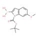 6-Methoxy-1H-indole-2-boronic acid, N-BOC protected (CAS 850568-65-9) - chemical structure image