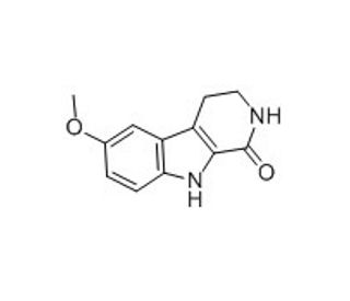 6-methoxy-2,3,4,9-tetrahydro-1H-beta-carbolin-1-one (CAS 17952-87-3) - chemical structure image