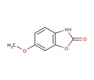 6-Methoxy-2-benzoxazolinone (CAS 532-91-2) - chemical structure image