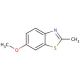 6-Methoxy-2-methylbenzothiazole (CAS 2941-72-2) - chemical structure image