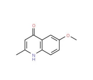 6-Methoxy-2-methylquinolin-4-ol (CAS 15644-90-3) - chemical structure image