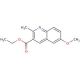 6-Methoxy-2-methylquinoline-3-carboxylic acid ethyl ester (CAS 86210-92-6) - chemical structure image