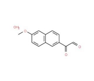 6-Methoxy-2-naphthylglyoxal hydrate (CAS 745783-88-4) - chemical structure image