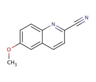 6-Methoxy-2-quinolinecarbonitrile (CAS 5467-79-8) - chemical structure image