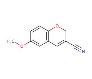 6-Methoxy-2H-chromene-3-carbonitrile (CAS 57543-71-2) - chemical structure image
