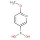 6-Methoxy-3-pyridinylboronic acid (CAS 163105-89-3) - chemical structure image