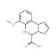 6-Methoxy-3a,4,5,9b-tetrahydro-3H-cyclopenta[c]quinoline-4-carboxylic acid - chemical structure image