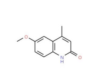 6-Methoxy-4-methylquinolin-2-ol (CAS 5342-23-4) - chemical structure image