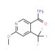 6-Methoxy-4-(trifluoromethyl)nicotinamide (CAS 175204-87-2) - chemical structure image