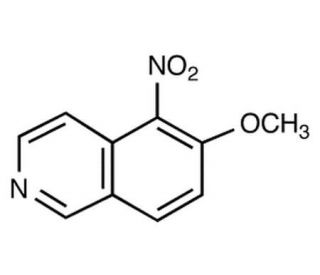 6-Methoxy-5-nitroisoquinoline (CAS 72677-92-0) - chemical structure image