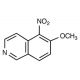 6-Methoxy-5-nitroisoquinoline (CAS 72677-92-0) - chemical structure image