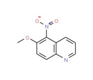 6-Methoxy-5-nitroquinoline (CAS 6623-91-2) - chemical structure image