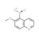 6-Methoxy-5-nitroquinoline (CAS 6623-91-2) - chemical structure image