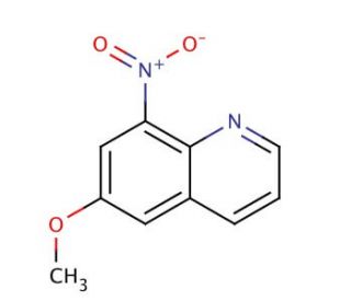 6-Methoxy-8-nitroquinoline (CAS 85-81-4) - chemical structure image