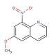 6-Methoxy-8-nitroquinoline (CAS 85-81-4) - chemical structure image