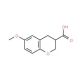 6-Methoxy-chroman-3-carboxylic acid (CAS 182570-26-9) - chemical structure image
