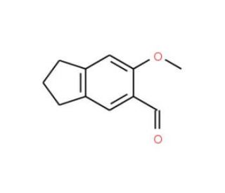 6-Methoxy-indan-5-carbaldehyde (CAS 73615-83-5) - chemical structure image