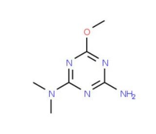 6-Methoxy-N,N-dimethyl-1,3,5-triazine-2,4-diamine - chemical structure image