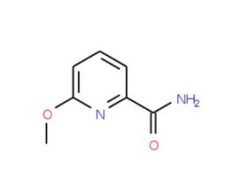 6-Methoxy-pyridine-2-carboxylic acid amide (CAS 98276-69-8) - chemical structure image