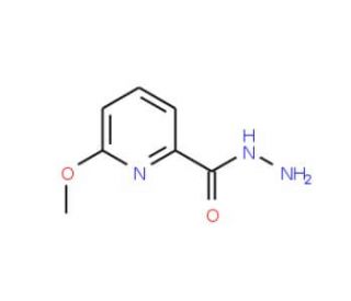 6-Methoxy-pyridine-2-carboxylic acid hydrazide (CAS 855784-42-8) - chemical structure image