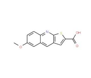 6-Methoxy-thieno[2,3-b]quinoline-2-carboxylic acid - chemical structure image