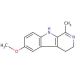 6-Methoxyharmalan (CAS 3589-73-9) - chemical structure image