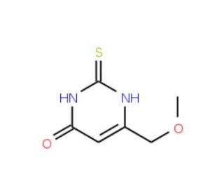6-Methoxymethyl-2-thiouracil (CAS 175205-07-9) - chemical structure image