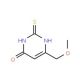 6-Methoxymethyl-2-thiouracil (CAS 175205-07-9) - chemical structure image