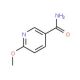 6-Methoxynicotinamide (CAS 7150-23-4) - chemical structure image