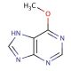 6-Methoxypurine (CAS 1074-89-1) - chemical structure image