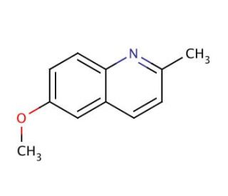 6-Methoxyquinaldine (CAS 1078-28-0) - chemical structure image