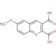 6-Methoxyquinoline-2,3-dicarboxylic acid (CAS 92513-52-5) - chemical structure image