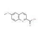 6-methoxyquinoline-2-carboxylic acid (CAS 75433-99-7) - chemical structure image