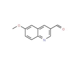6-Methoxyquinoline-3-carboxaldehyde (CAS 13669-60-8) - chemical structure image